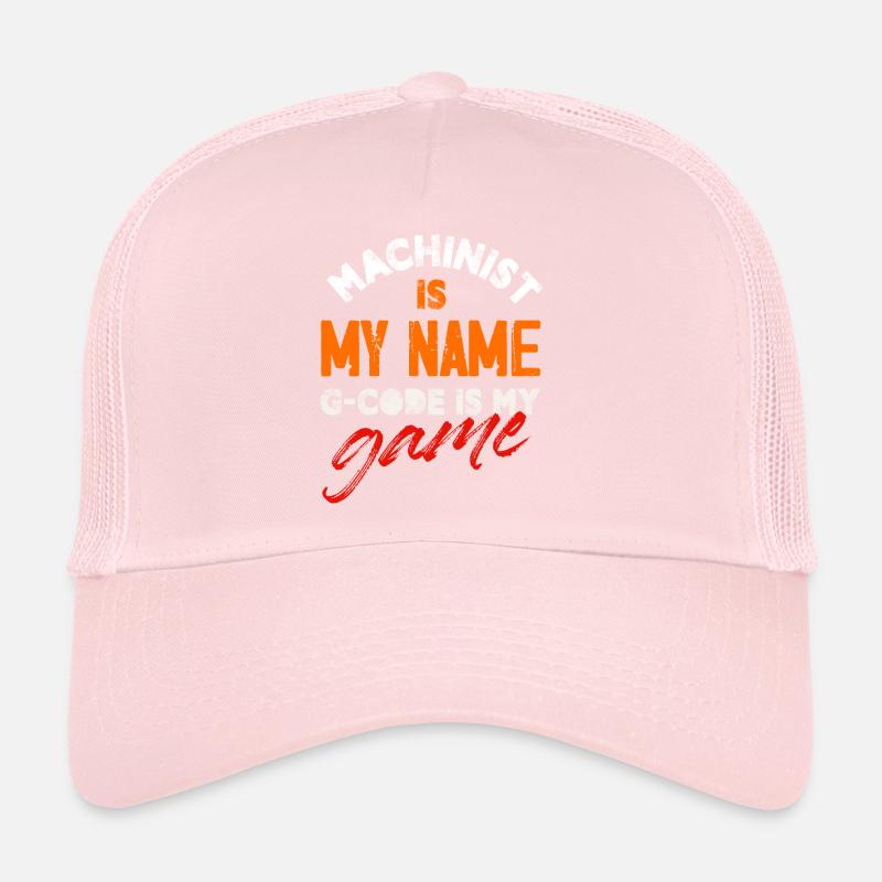 Machiniste est mon nom G-code est mon jeu Cnc Casquette trucker 