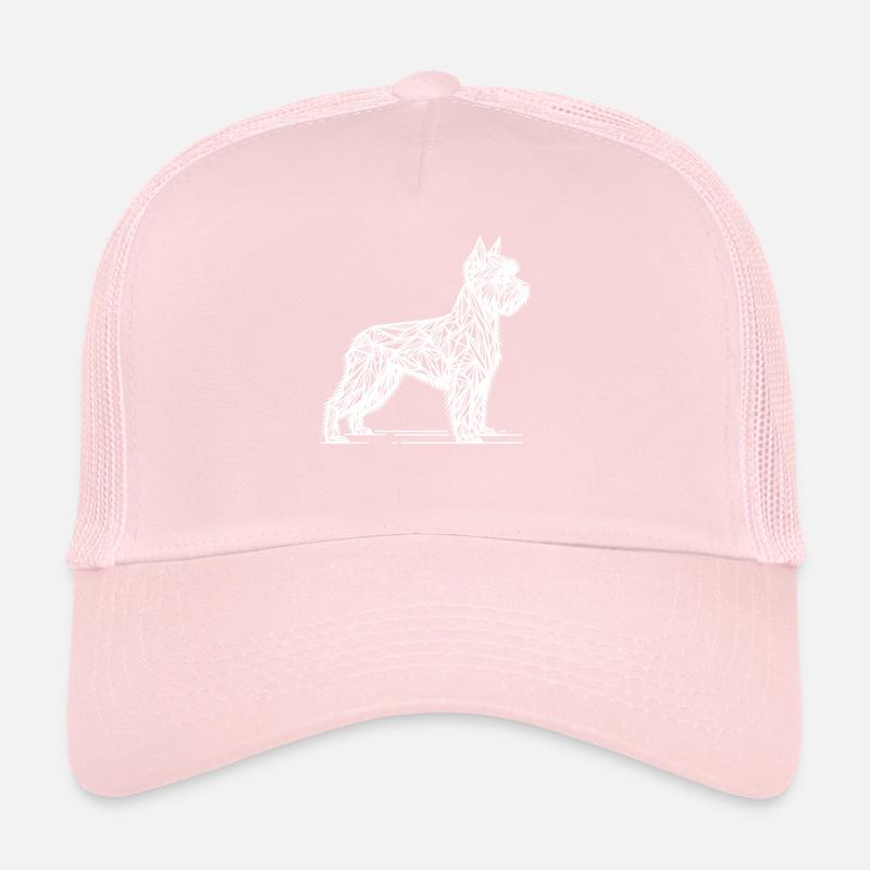 Geometric Line Art Affenpinscher Affen Trucker Cap