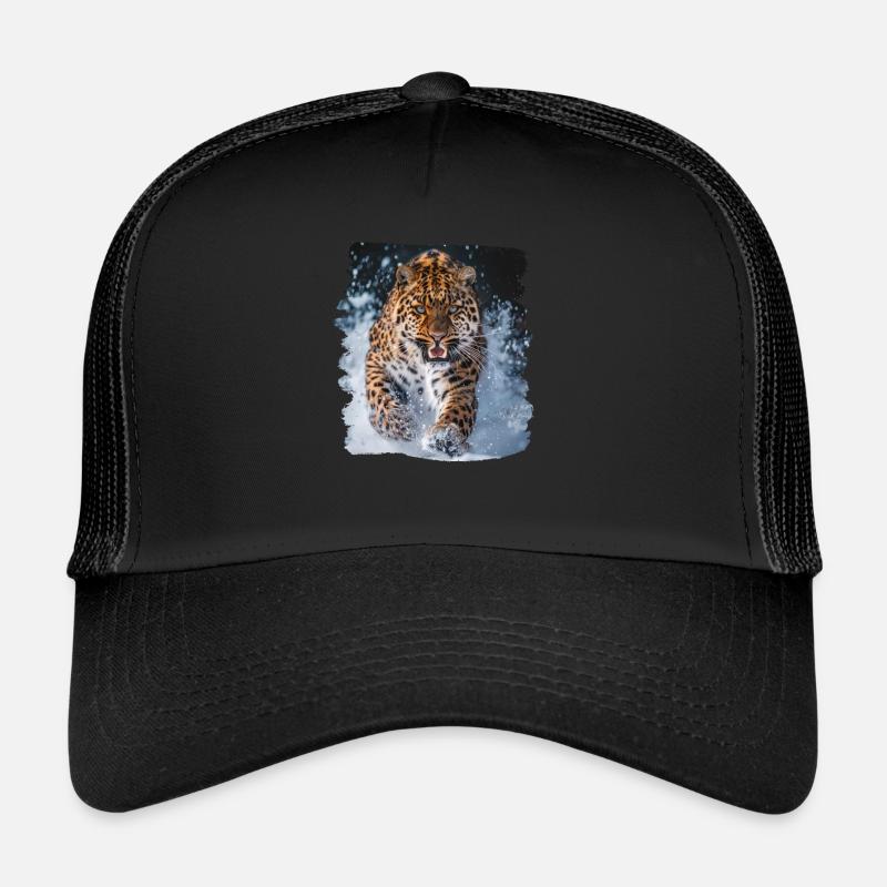Léopard de l’Amour Amurleoparden Amurleopard Casquette trucker 