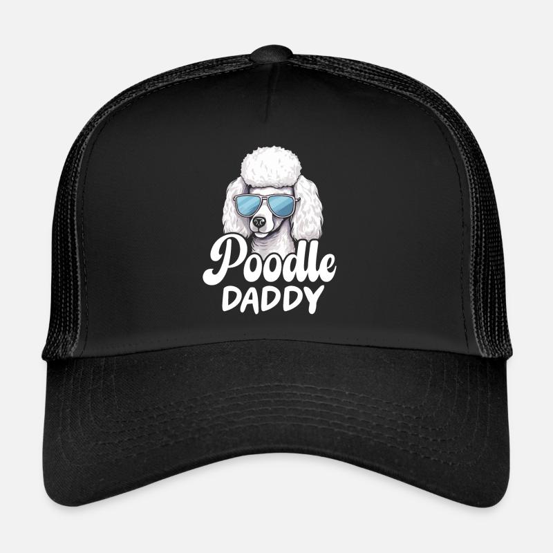 Caniche papa Casquette trucker 
