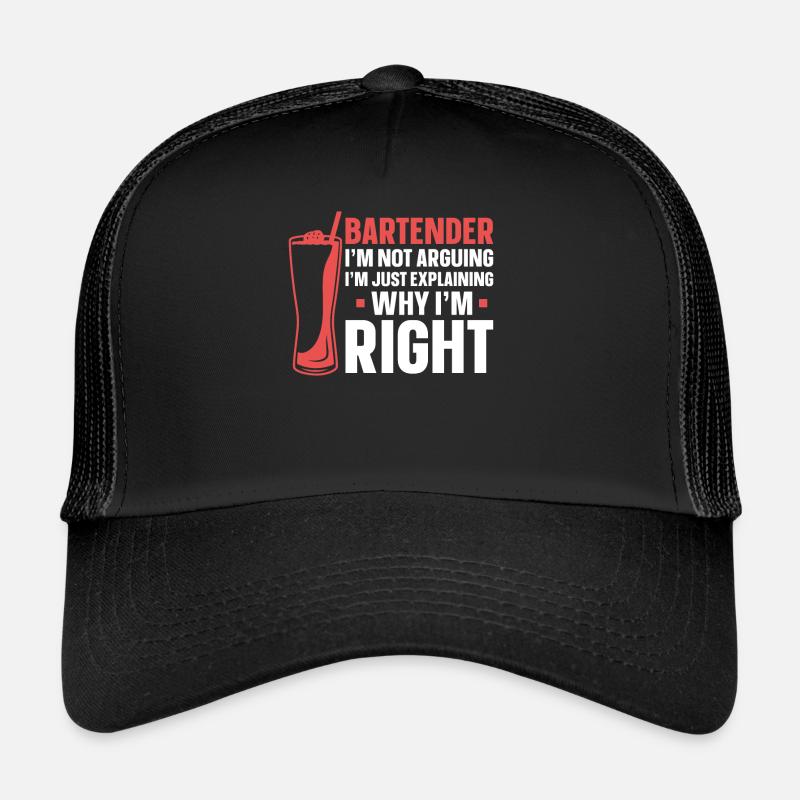 Bartender Mixologist Bartender I'm Trucker Cap