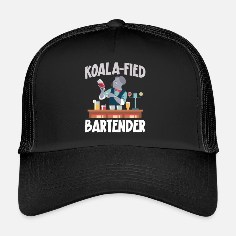 Barman Mixologue Koala Casquette trucker 