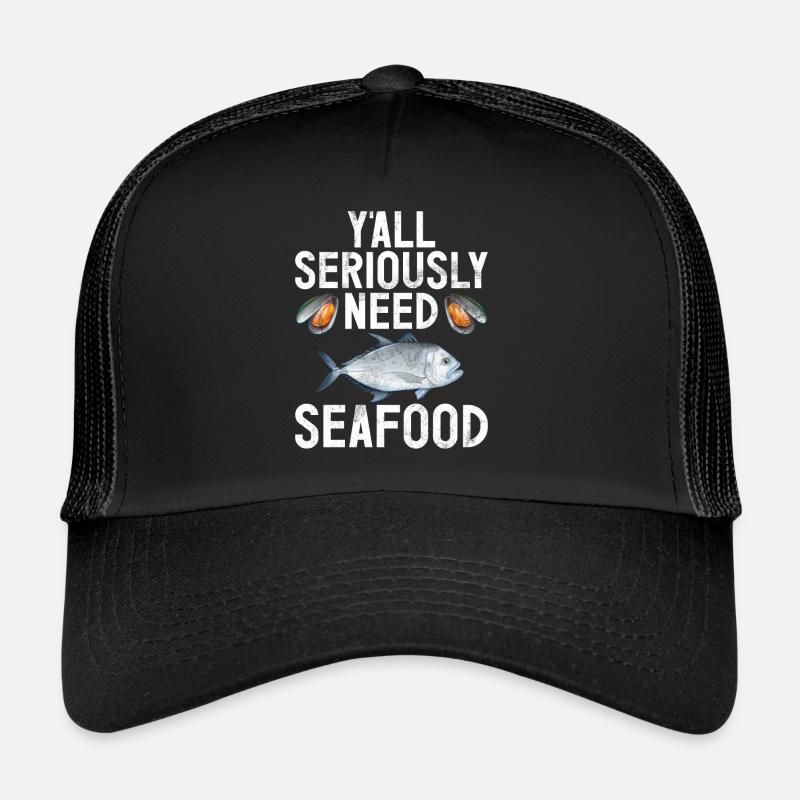 Seafood Lover Gift Trucker Cap