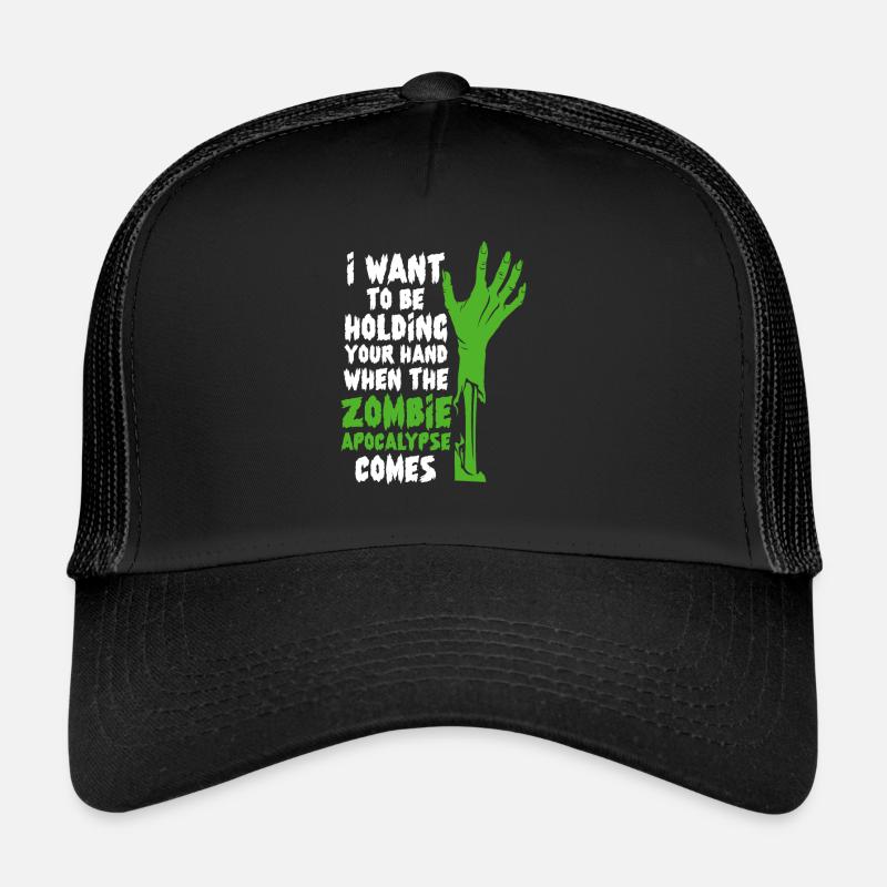 Zombie Zombie Hunter Zombie Apocalypse Cadeau Casquette trucker 