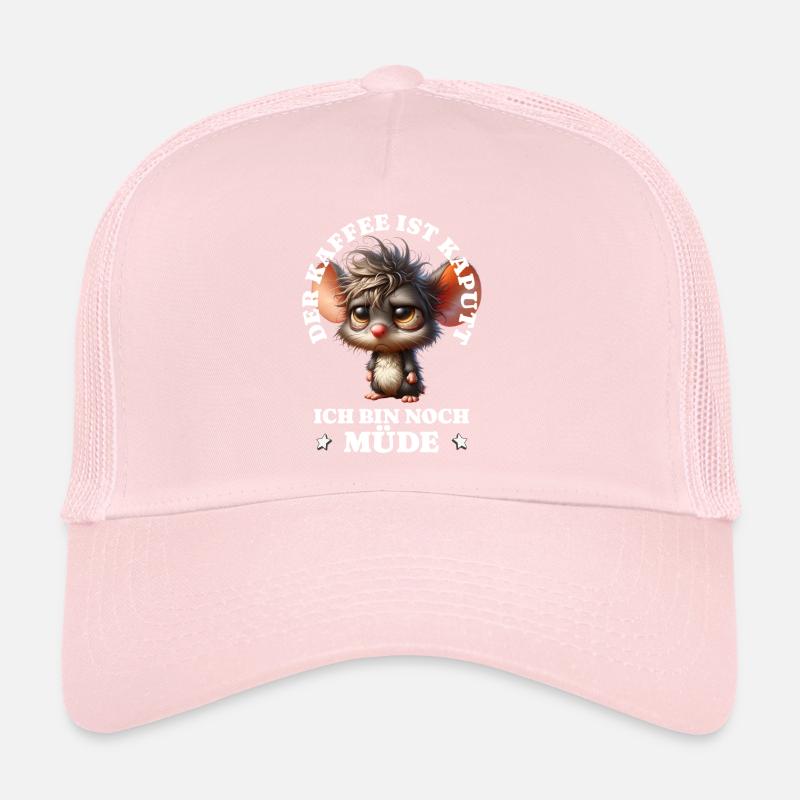 Le café du matin est cassé souris drôle Casquette trucker 