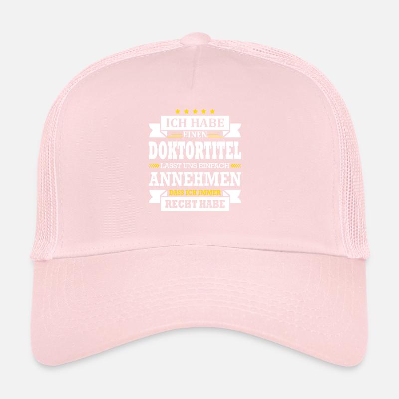 Arzt Doktor Ich Habe Einen Doktortitel Abschluss Trucker Cap