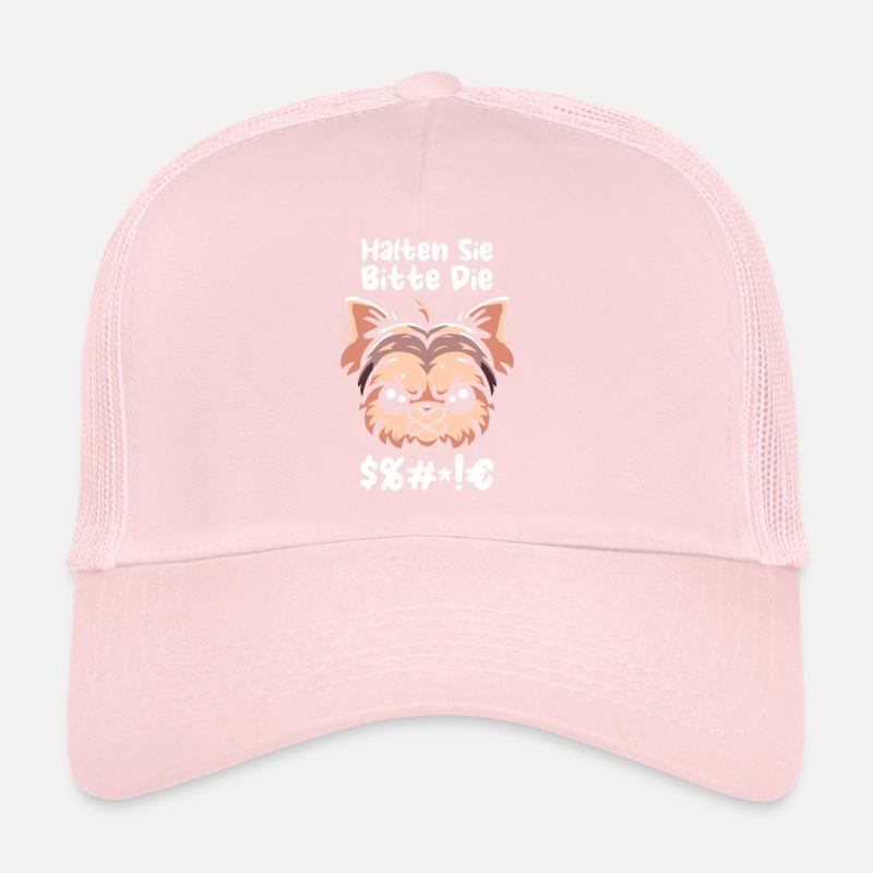 Yorkshire Terriers, please keep your mouth shut Trucker Cap
