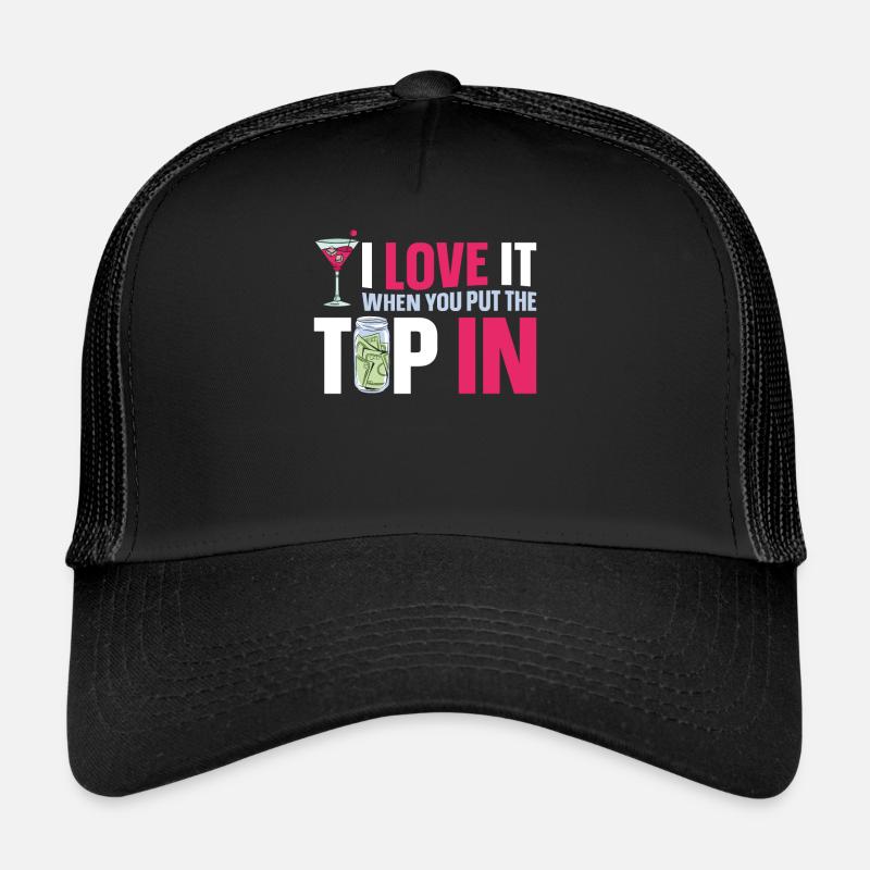 Bartender Mixologist I Love It Trucker Cap