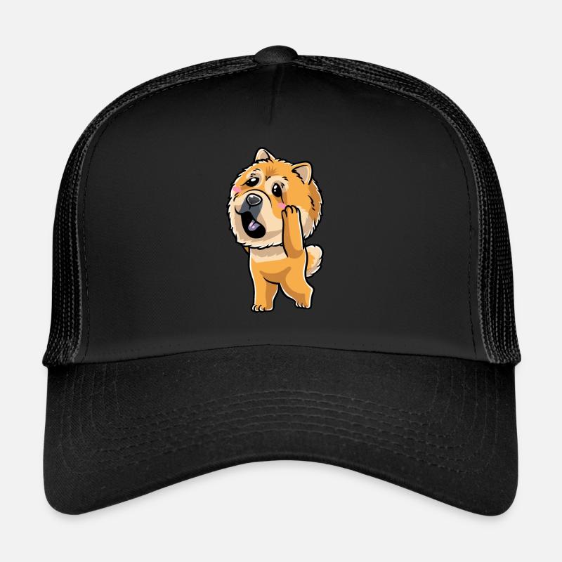 Chow-chow-hund-emoticon Trucker Cap