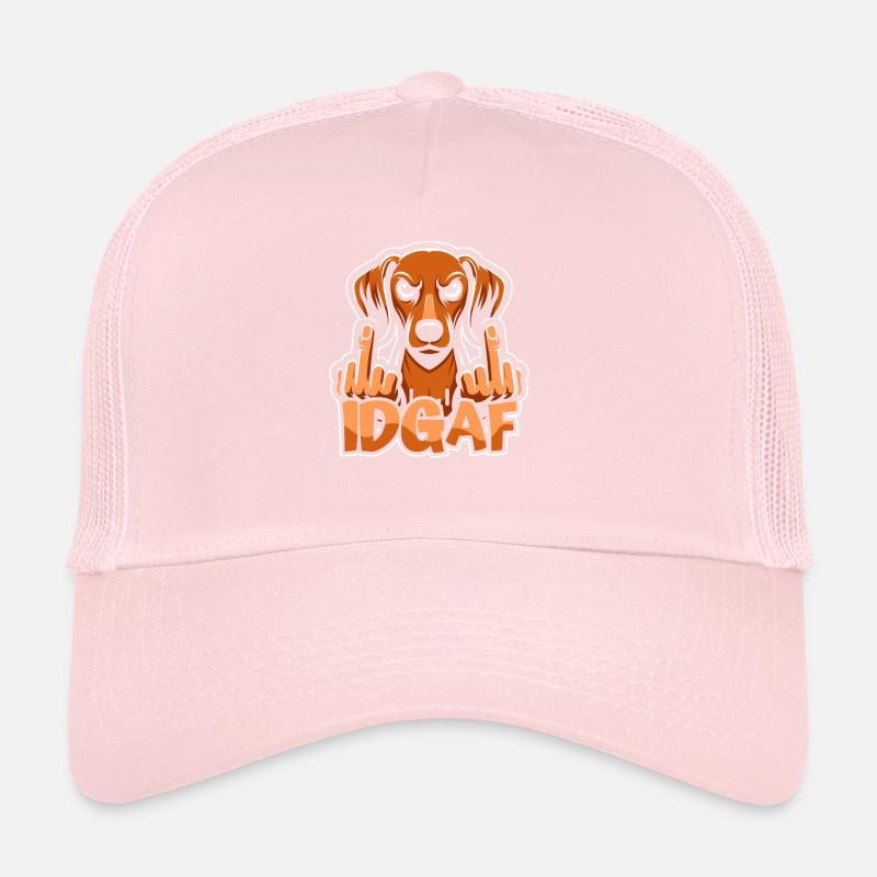 Dackel Dachshund Es Ist Mir Scheißegal Idgaf Trucker Cap