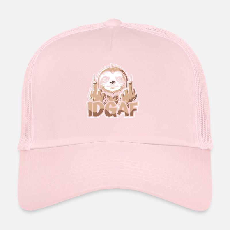 Faultier Es Ist Mir Scheißegal Idgaf Trucker Cap