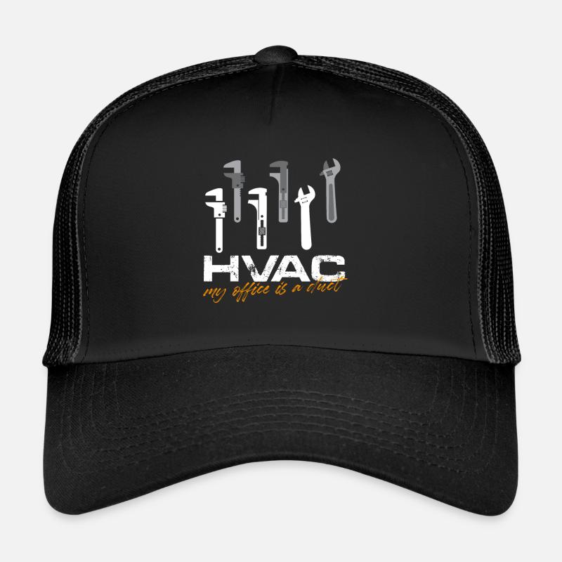 CVC Mon bureau est un conduit, climatisation, climatisation, climatisation, CVC Casquette trucker 