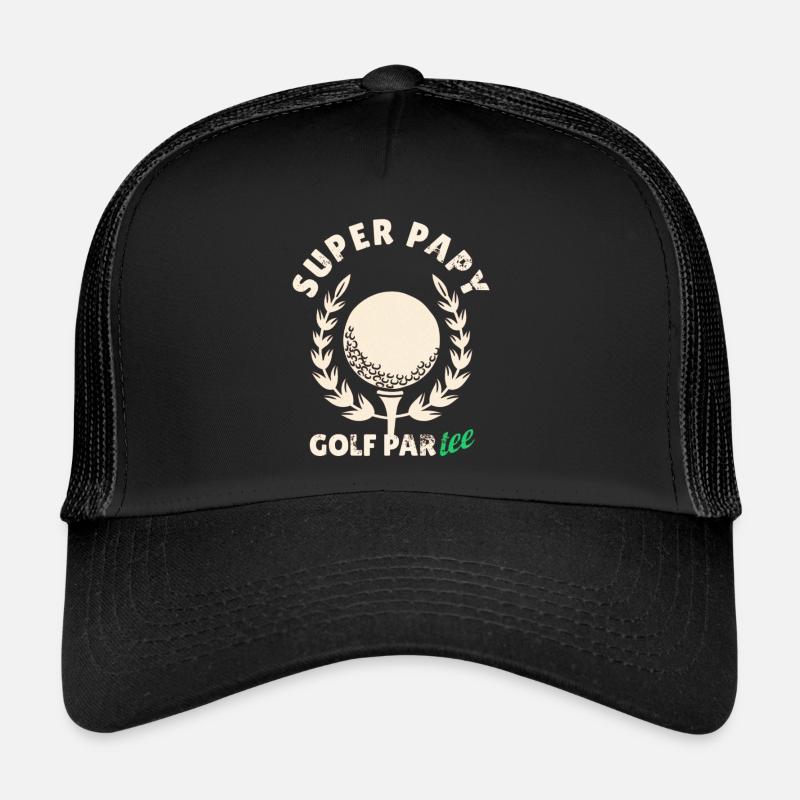 GOLF PARTY - Trucker Cap - black/black