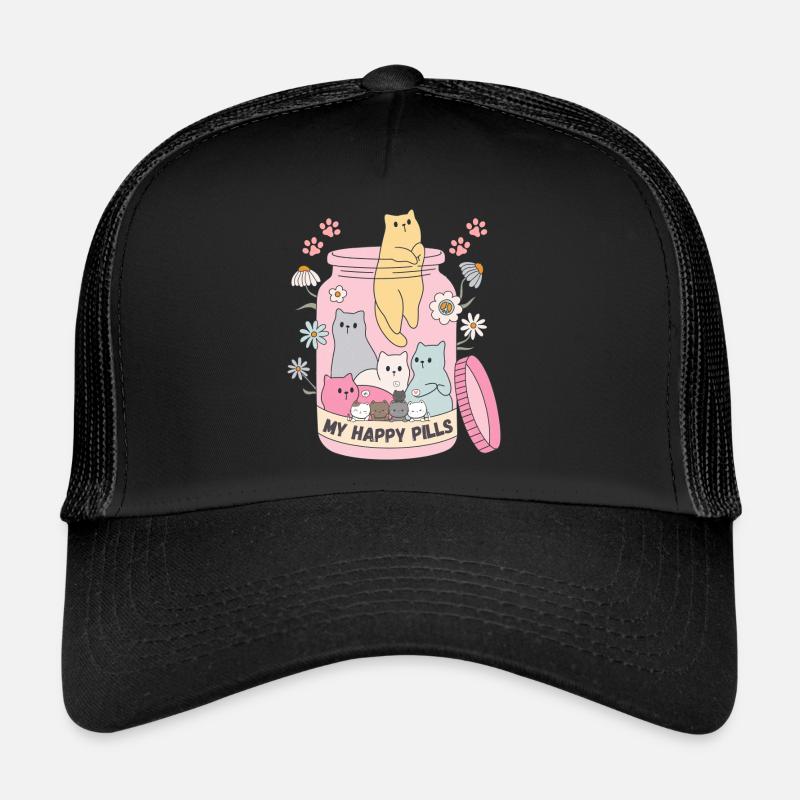 Mes pilules du bonheur Casquette trucker 