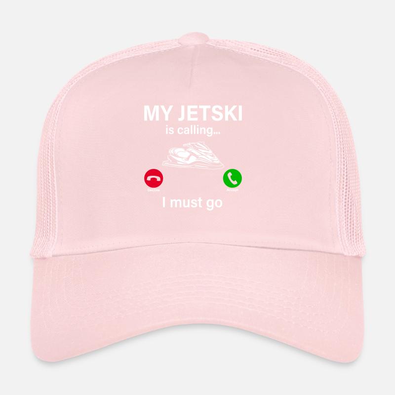 My Jetski is calling I must go - Funny Jetski Jets Trucker Cap