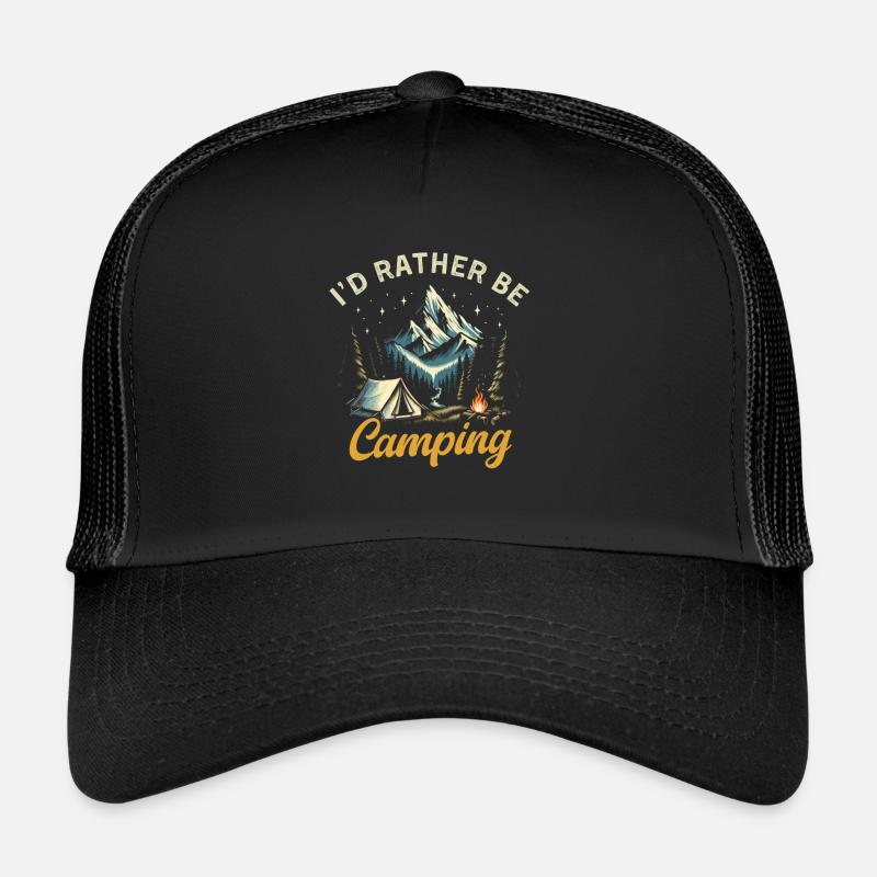 Je préfère camper Casquette trucker
