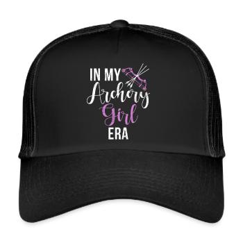 Tir à l’arc Chasse à l’arc Filles Chasse à la flèche - Casquette trucker  - noir/noir - Devant