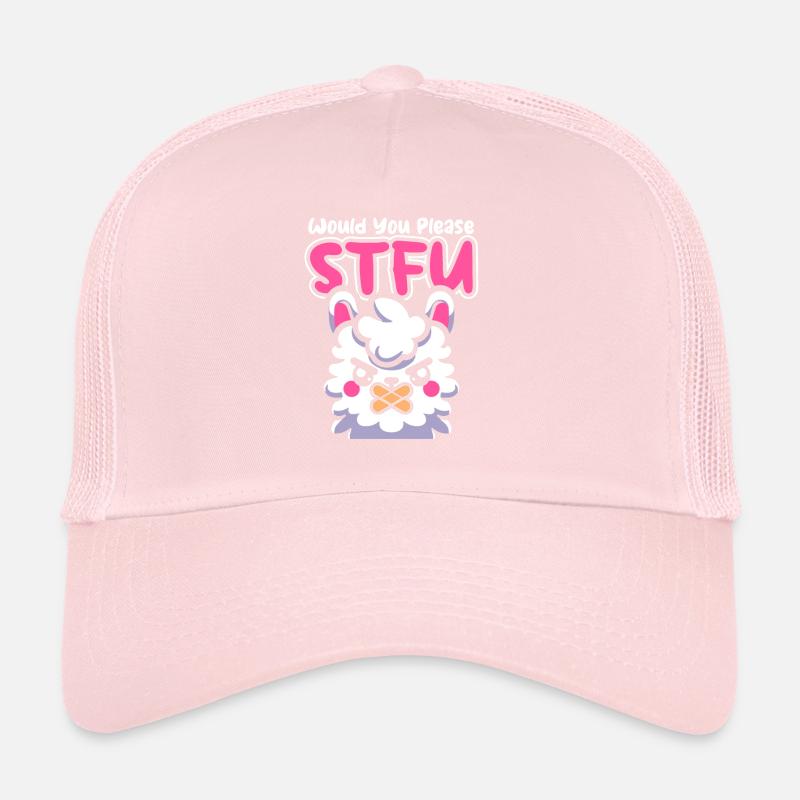 Lama Llama Stfu Would You Please Shut Up Trucker Cap
