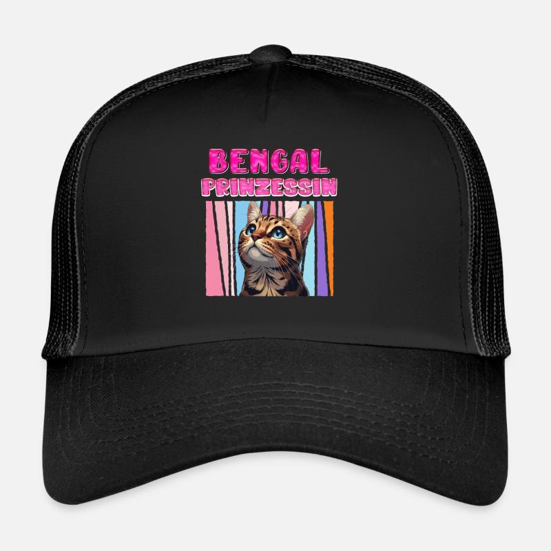 Bengal Chats Maman BENGAL PRINCESSE Drôle Casquette trucker 