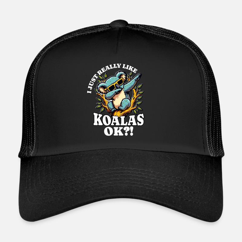 I Love Koala Saying Trucker Cap