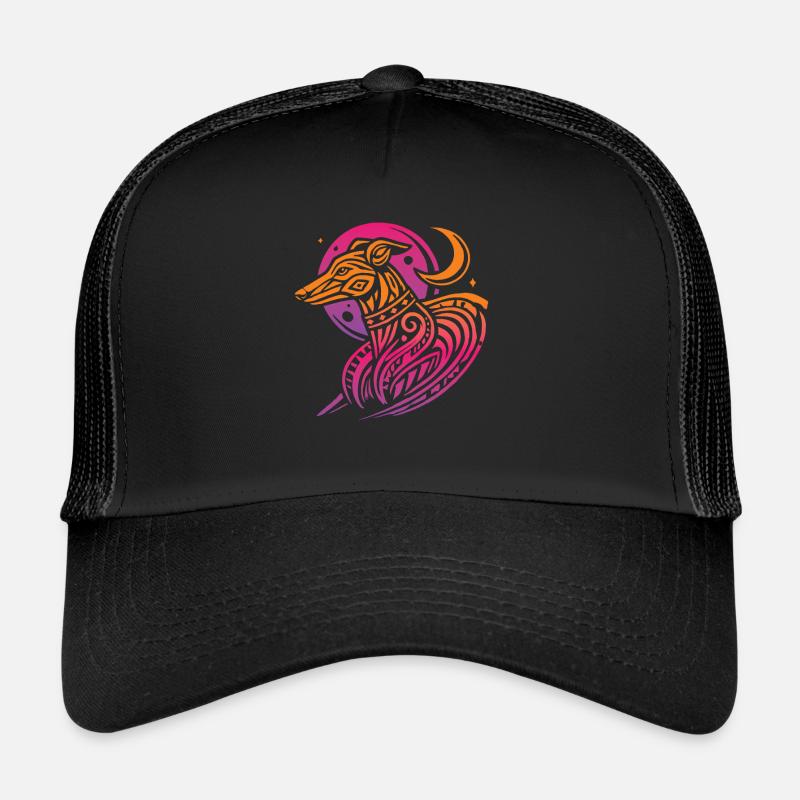 Greyhound Greyhound Tribal Phases de lune Casquette trucker 