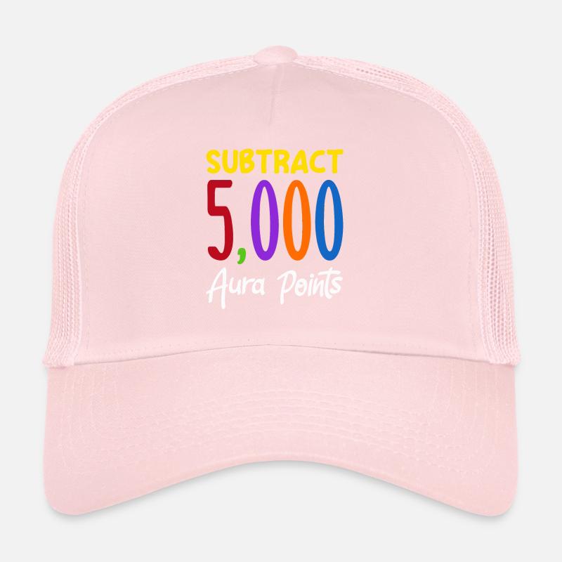 Soustrayez 5 000 points d’aura Trendy Viral Casquette trucker 