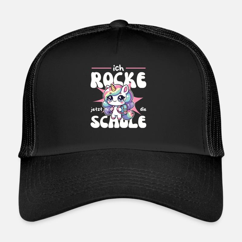 Licorne de l’inscription à l’école Je fais vibrer l’école maintenant Casquette trucker 