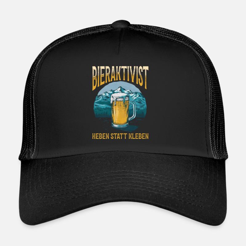 Beer activist Lifting instead of gluing – party fun Trucker Cap