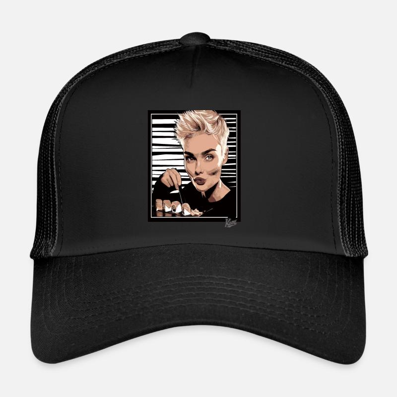 Coupe Pixie et délicieux sushis tendance Casquette trucker 