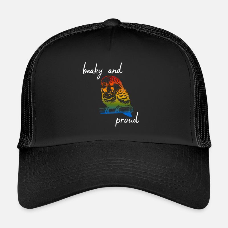 Funny Sun Parakeet Sayings Trucker Cap