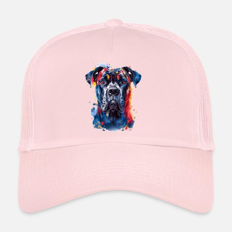 Corso de canne coloré Casquette trucker 