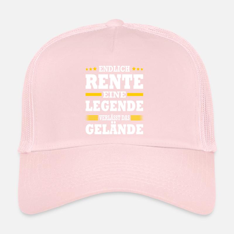 Endlich Rente Eine Legende Verlässt Das Gelände Trucker Cap