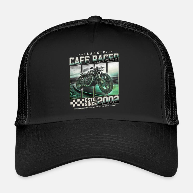 Cafe Racer construit en 2002 Casquette trucker 