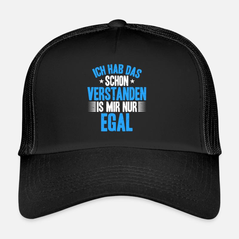 Compris, mais peu importe : la nonchalance rencontre l’humour Casquette trucker 