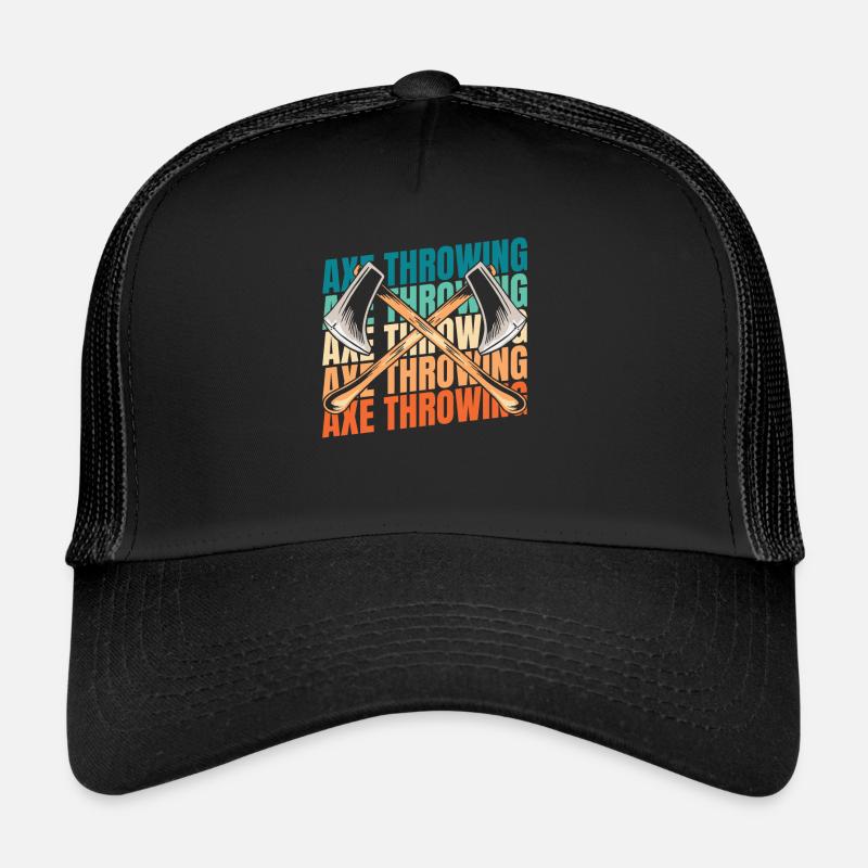 Lancer de hache Lanceur de hache Casquette trucker 