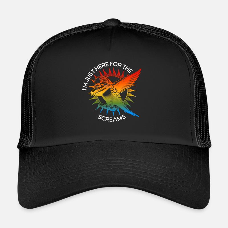 Funny Sun Parakeet Sayings Trucker Cap