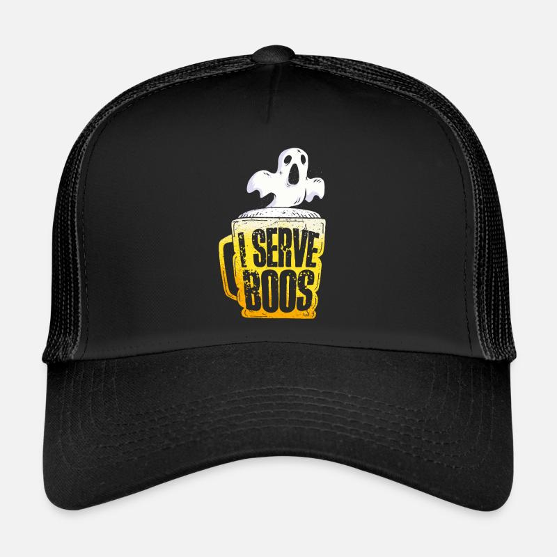Barman Mixologue Halloween Pun Casquette trucker 
