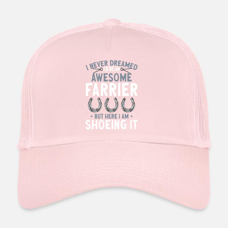 Farrier Horseshoe Horseshoeing Trucker Cap