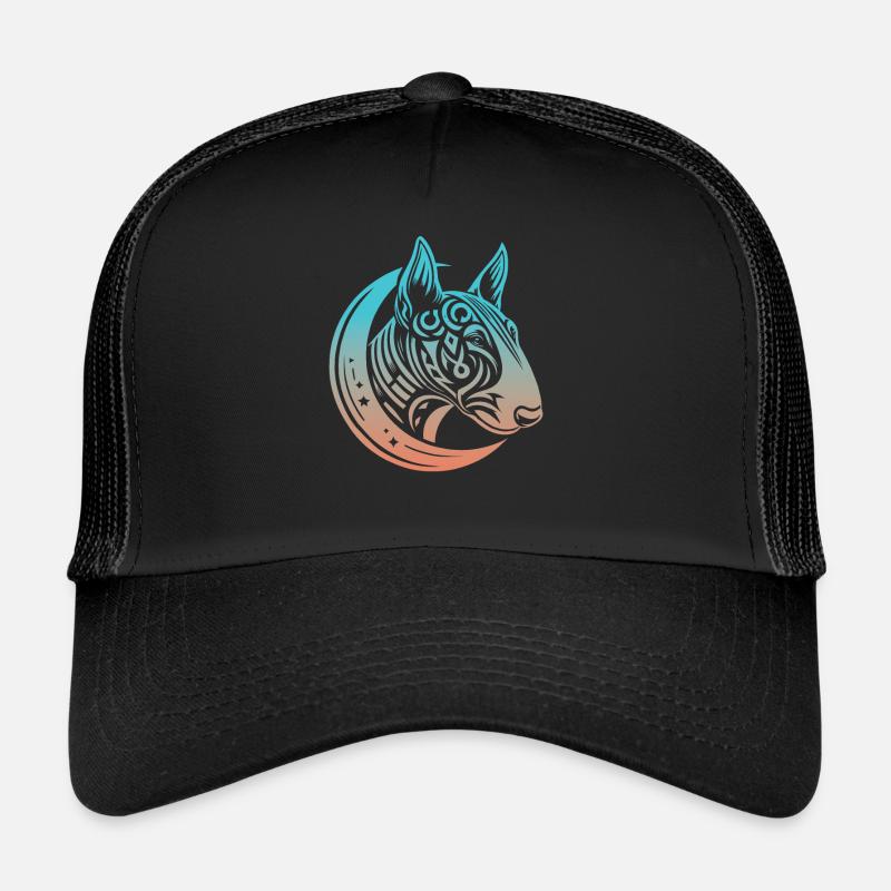 Bull Terrier Stammes Moon Phases Trucker Cap
