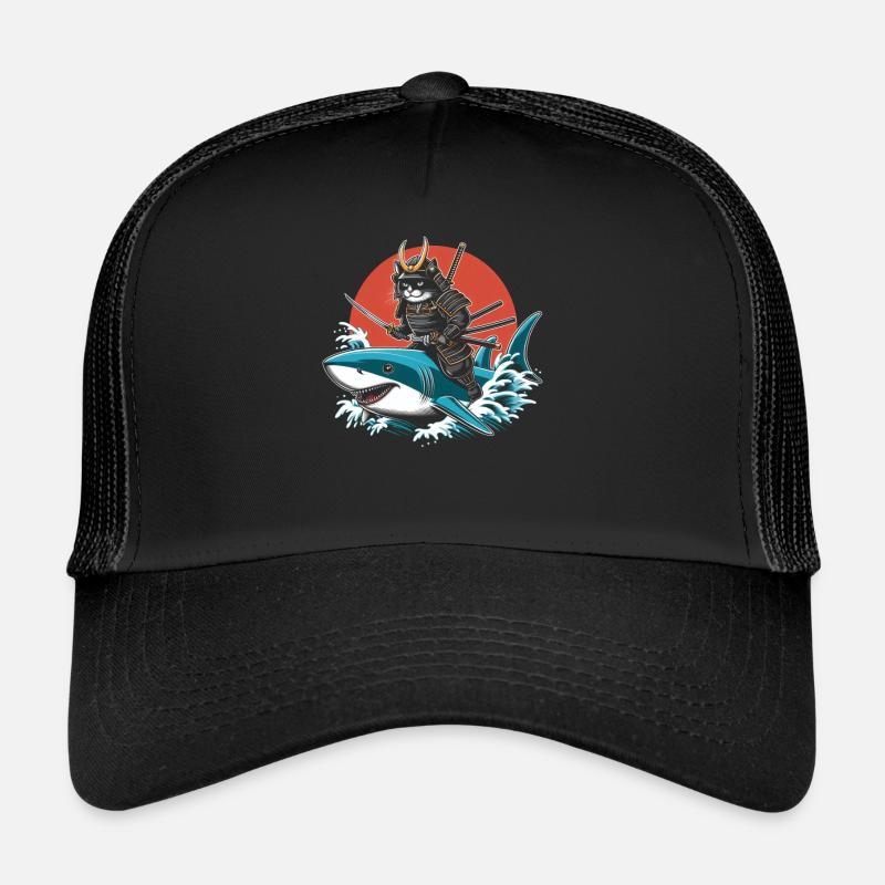 Cadeau de guerrier de combat à l’épée Samouraï Ronin Casquette trucker 