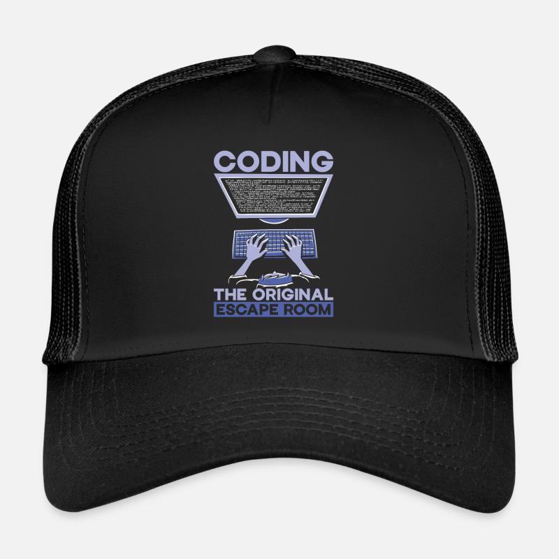 Programmeur Informaticien Cadeau de nerd informatique Casquette trucker 