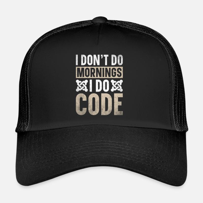 Programmeur Informaticien Cadeau de nerd informatique Casquette trucker 