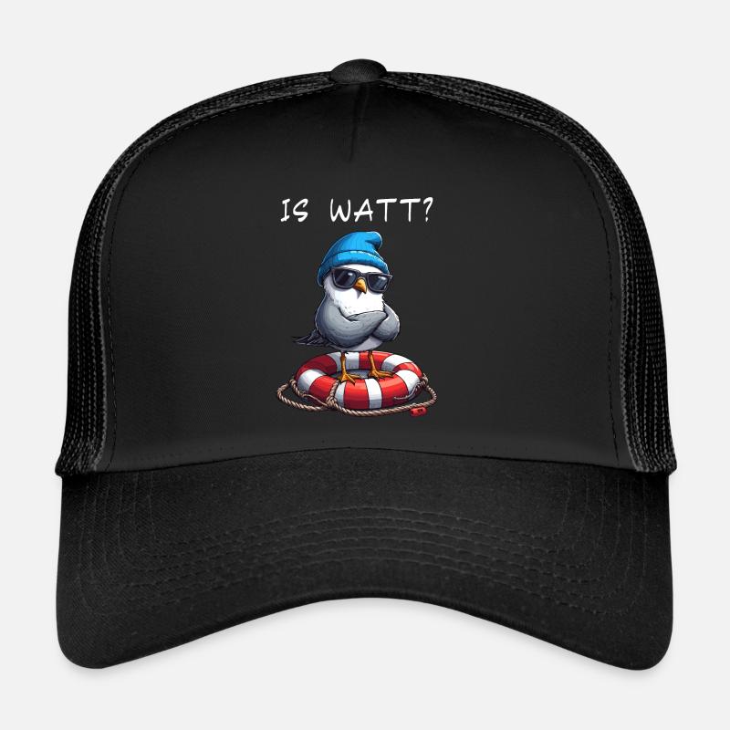 Hamburg Hamburger Möwe Watt Wattenmeer Lustig Trucker Cap