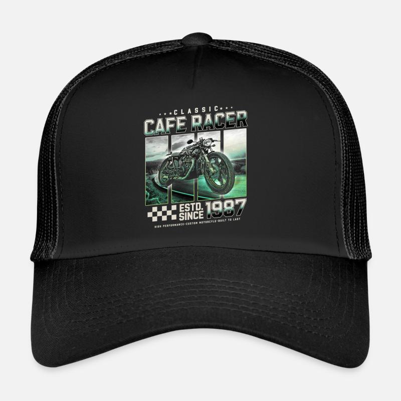 Cafe Racer construit en 1987 Casquette trucker 