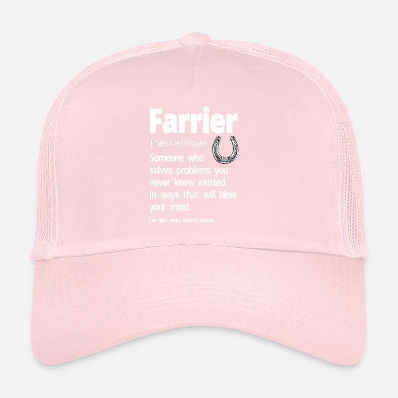 Farrier Horseshoe Horseshoeing Trucker Cap