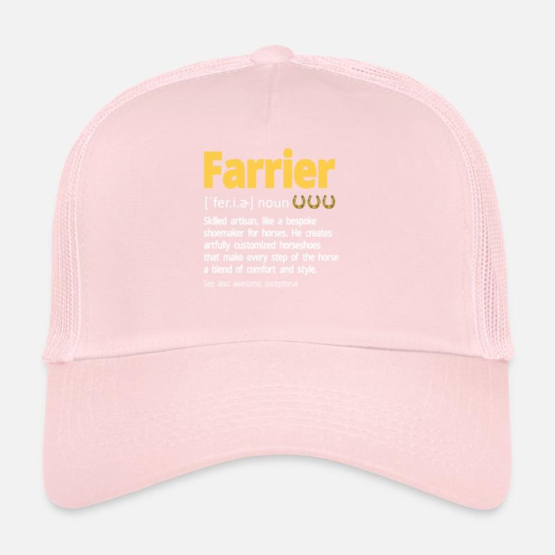 Farrier Horseshoe Horseshoeing Trucker Cap