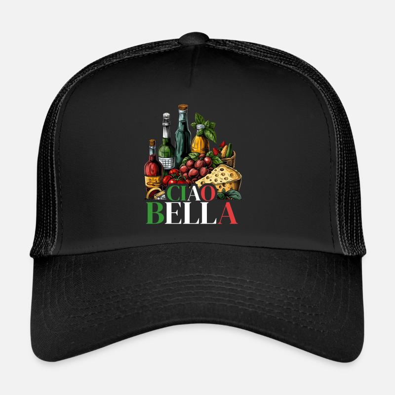 Ciao Bella - Trucker Cap - Schwarz/Schwarz