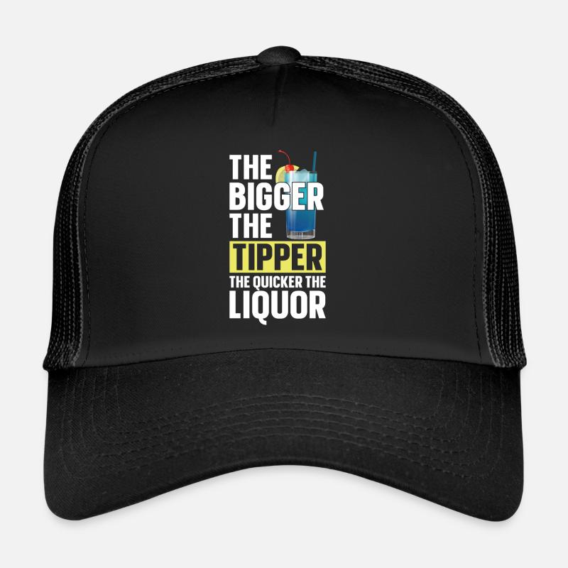 Bartender Mixologist The Bigger Trucker Cap