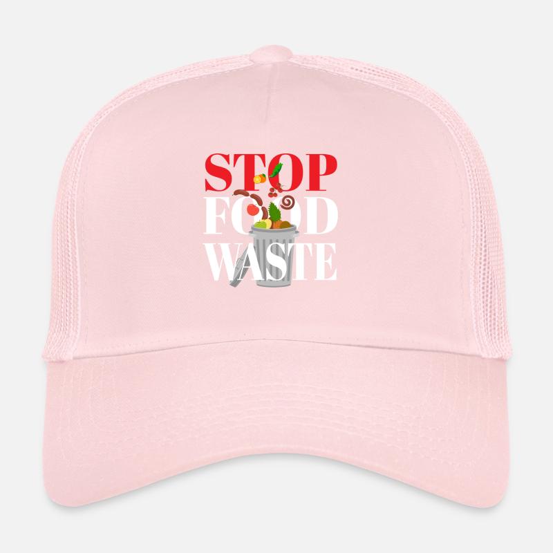 Stop Food Waste Essen Verschwendung Trucker Cap