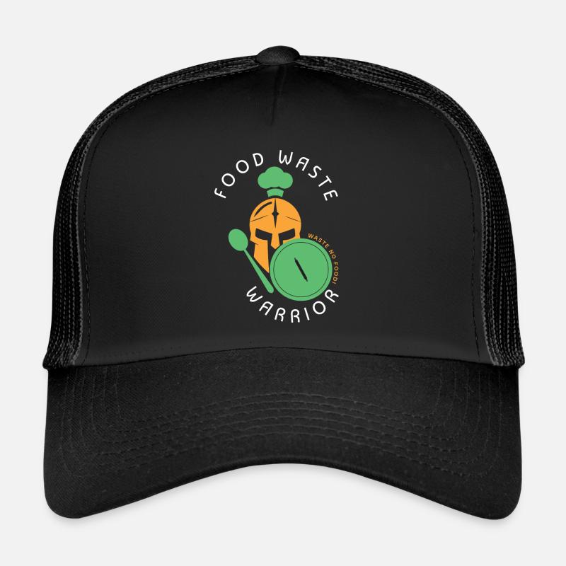 Food Waste Warrior Essen Verschwendung Trucker Cap